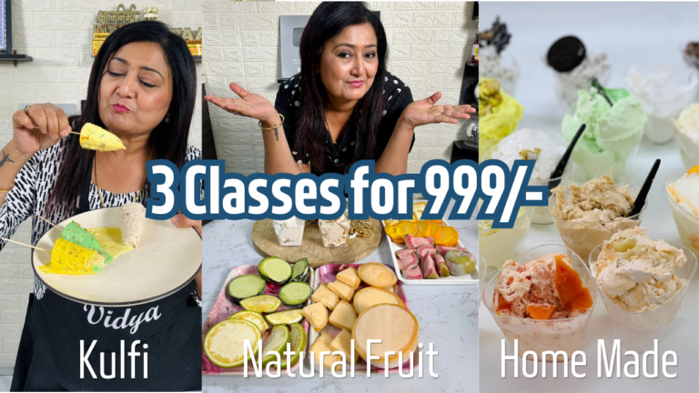 3 Classes for 999/- kulfis | Creamy Homemade Ice Creams |100% natural fruit-based treats